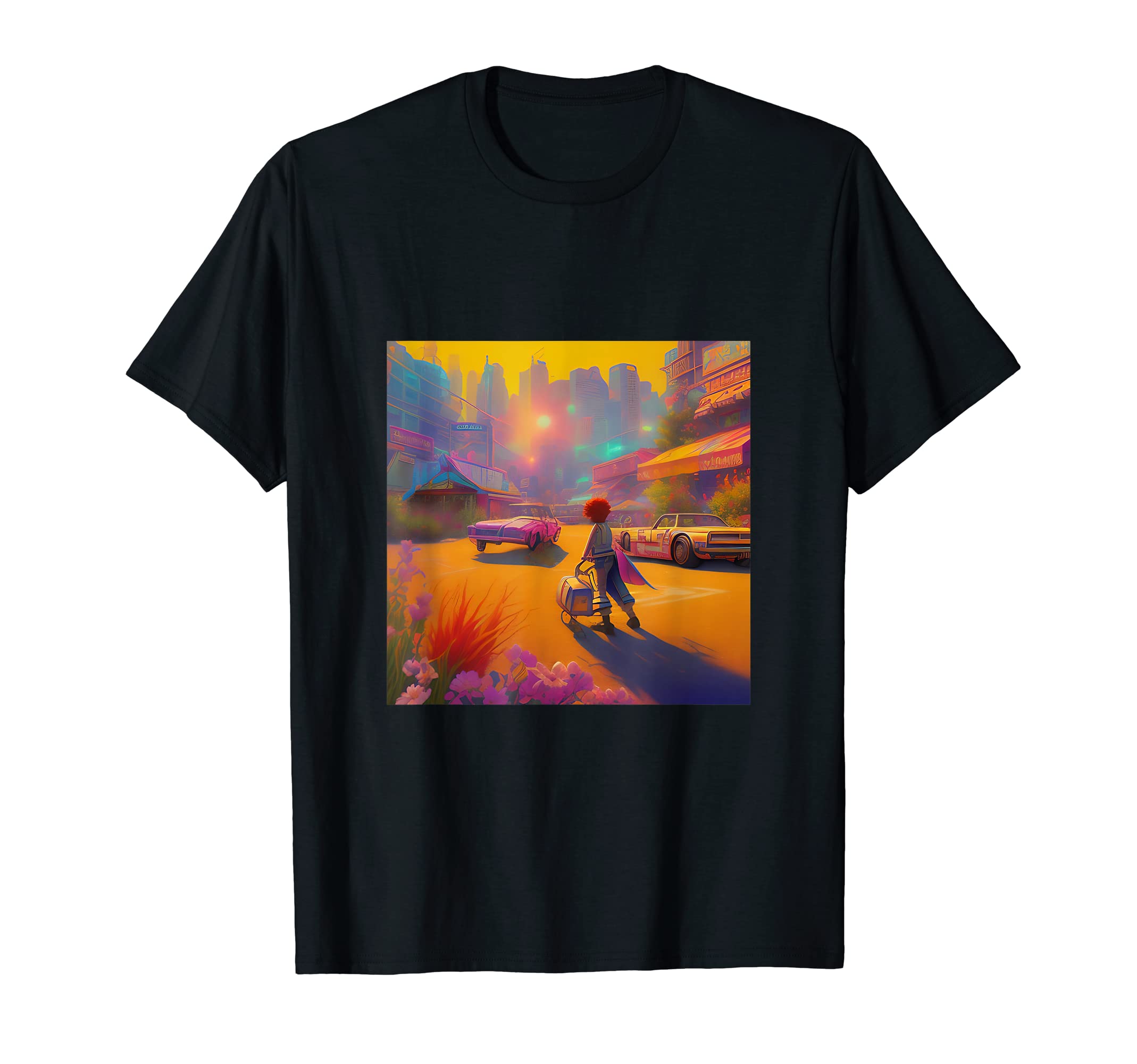 Graphic Beautiful Red Sunset Jöí Fabü T-Shirt