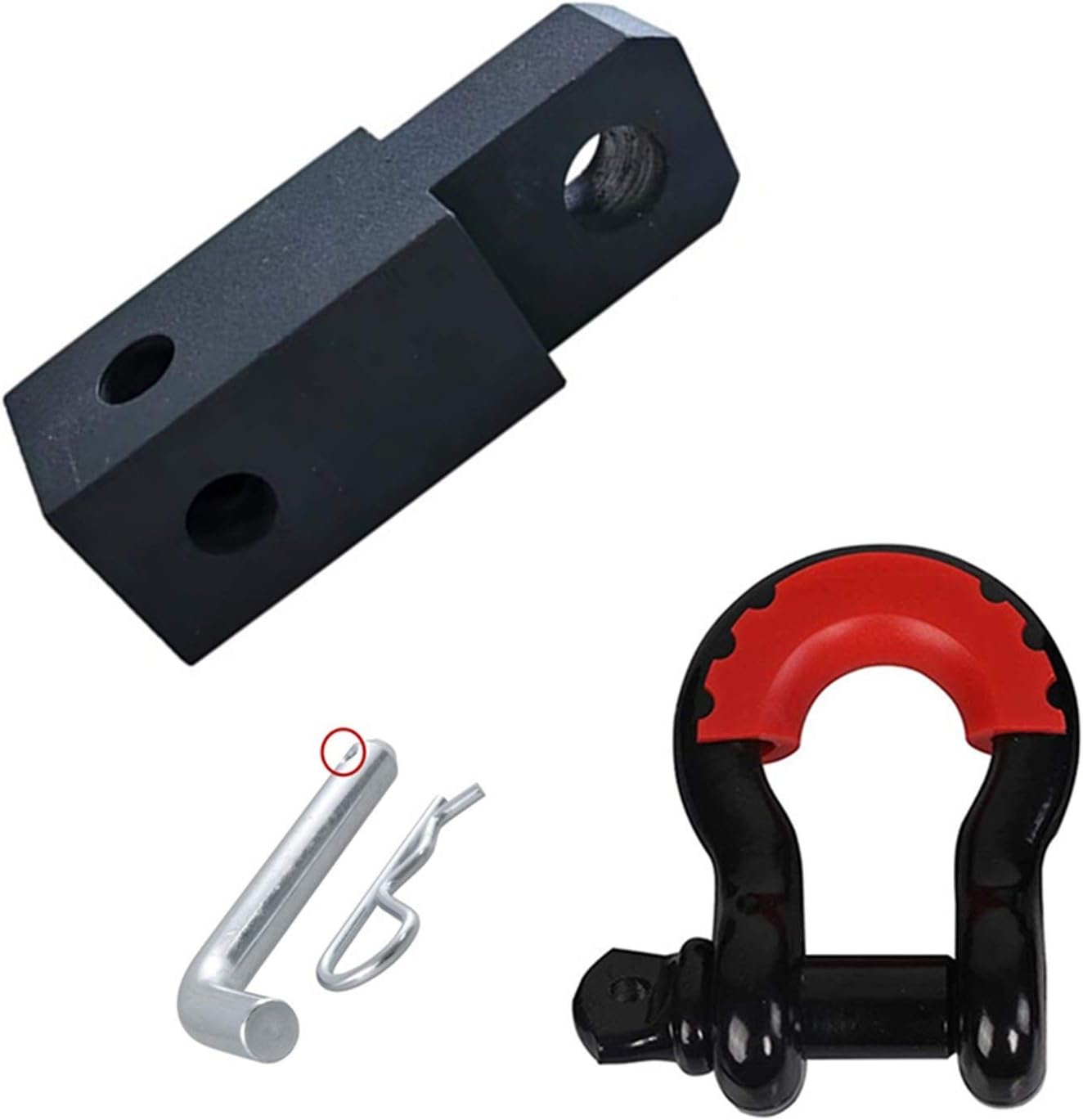 Hitch Hook Receiver Arm Or Complete Sets Fits 2 Inches Receiver Tube (Color Name : 1 Set Arm Pin Hook)