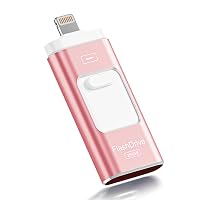 ROSPE Chiavetta USB 256GB per iPhone MFi, 3 Connettori USB 3.0