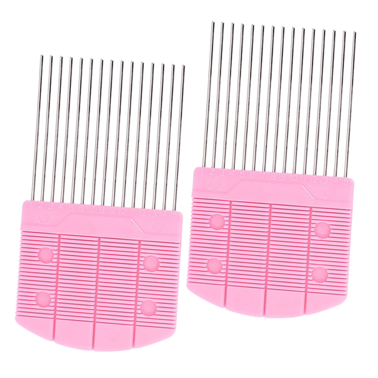 OSALADI 2Pcs Paper Quilling Comb Tool Lightweight Craft Supplies for Easy Curling and Rolling Durable Design for Beginners and Art