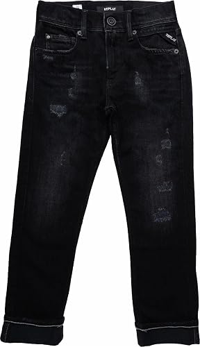 Replay Neill, Jeans Niños, 098 Black,