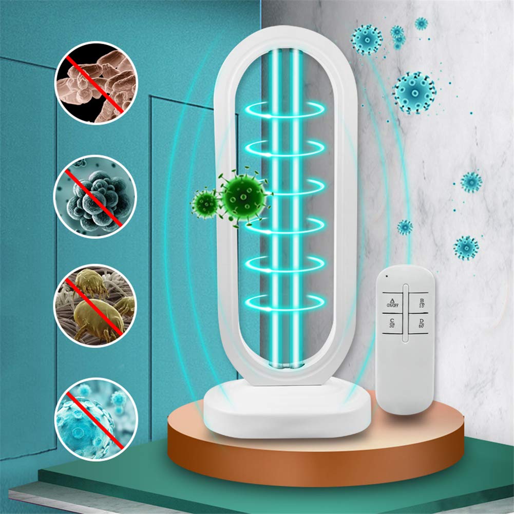 3-bloque temporizador de la lámpara UV, ozono cuarzo UVC esterilizador ultravioleta portátil de luz LED de limpieza del hogar para Cuidados en el hogar Iluminación de interior con el enchufe