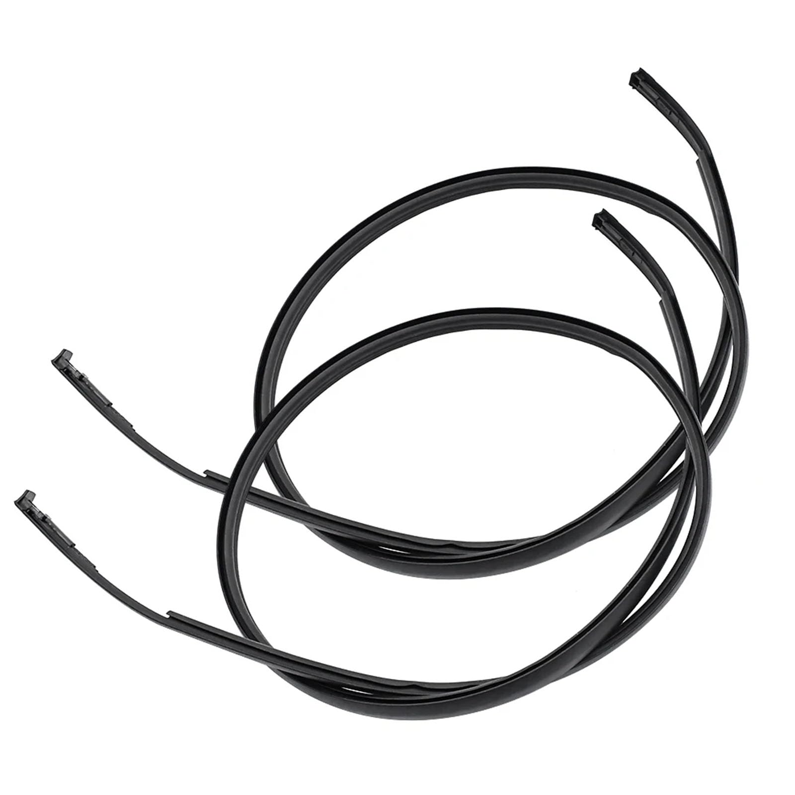 Left Right Weatherstrip for Sedan 07-11 Roof Drip Moulding Trim Set Weather Sealing Strips 75551-52160 75552-52140 Direct Fit