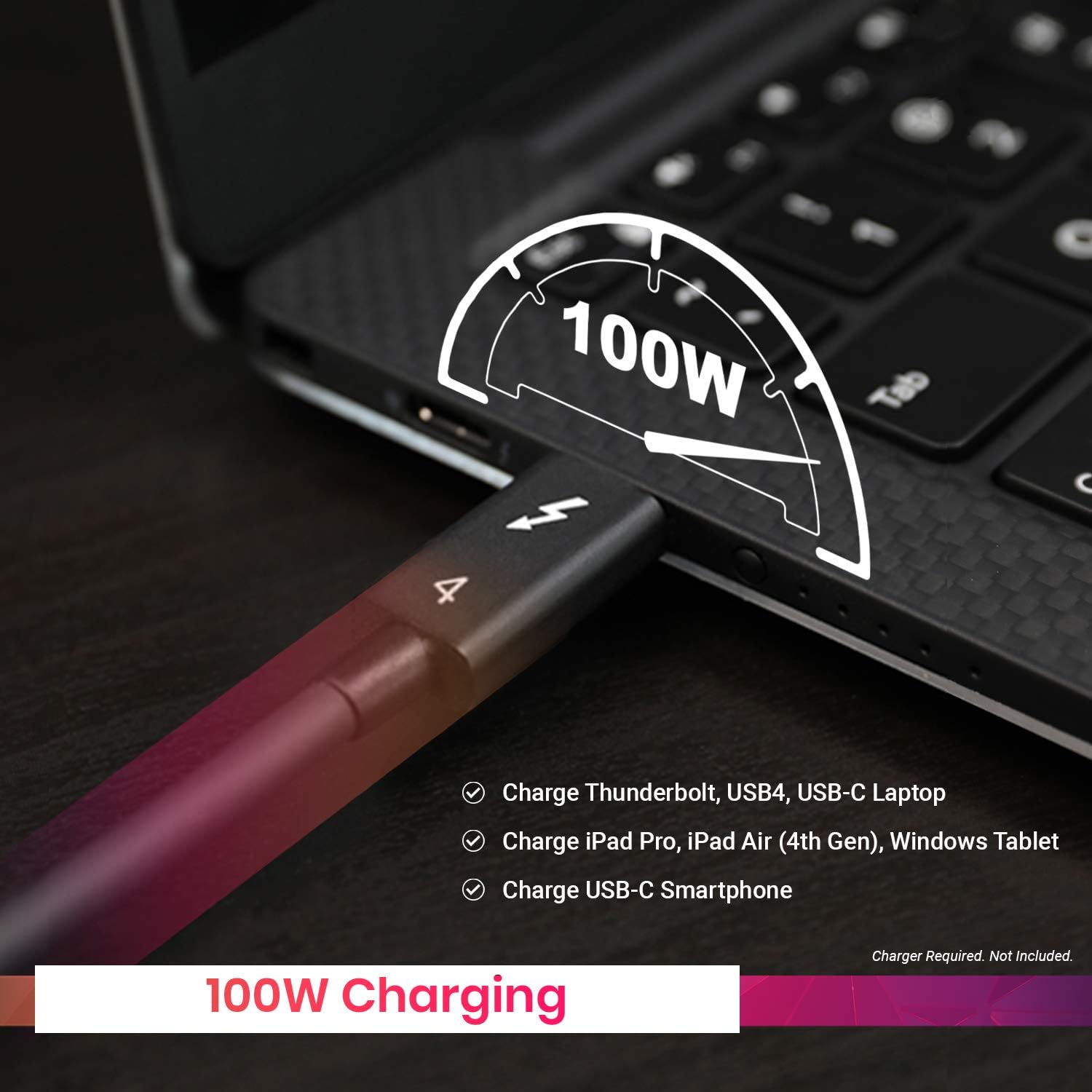 Exclusive Discount 60% Price [Intel Certified] CalDigit Thunderbolt 4 / USB 4 Cable - 40Gbps 100W, Compatible with Thunderbolt 3 & USB Type C, 2016+ MacBook Pro, 2017+ iMac (2 Meter 6.56 Feet, Active Thunderbolt 4 / USB 4 Cable)