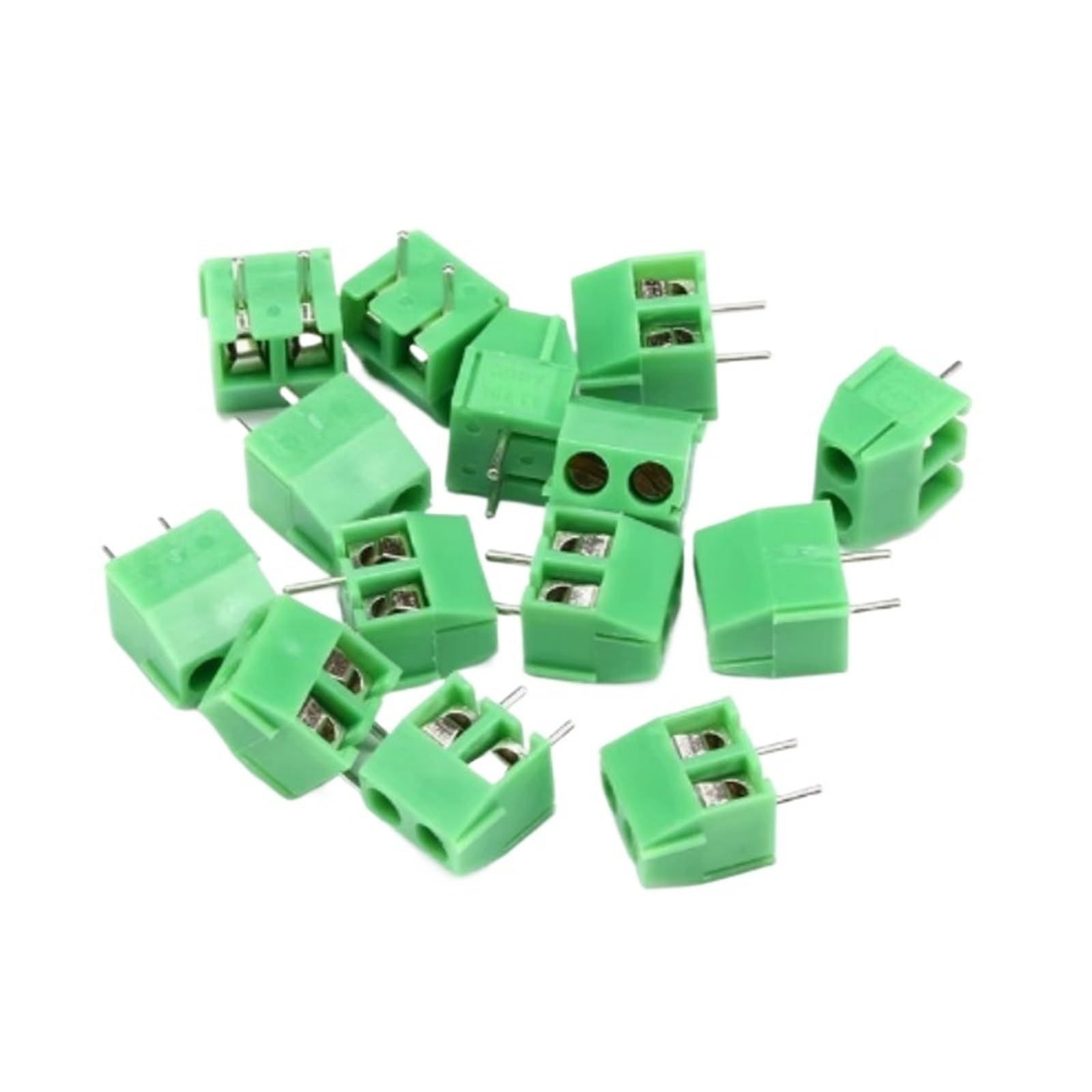Bornier à vis KF350 3,5 mm, 2P, 3P, 4P, 5P, 6P, 300 V, 10 A, 60 pièces(2P)