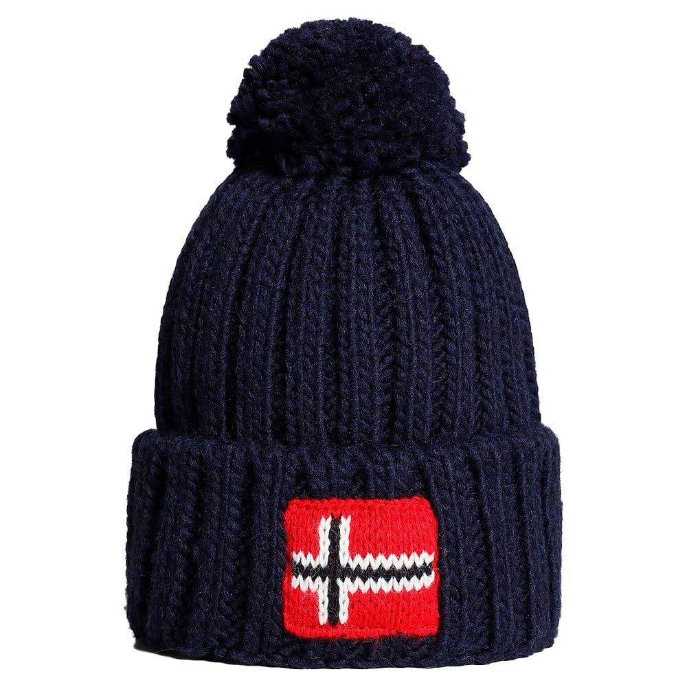 Napapijri Black Semiury 6 Children's Beanie,