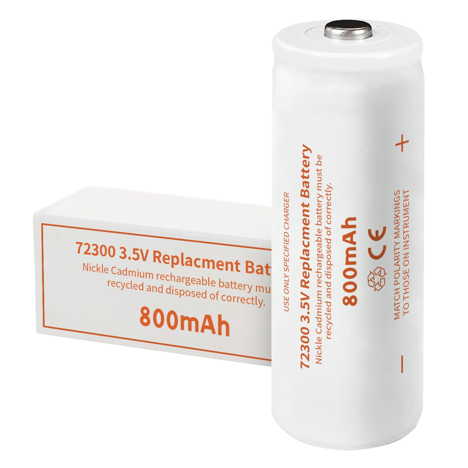 Amazon.com: 72300 3.5V 800mAh Ni-Cd Battery for Welch Allyn