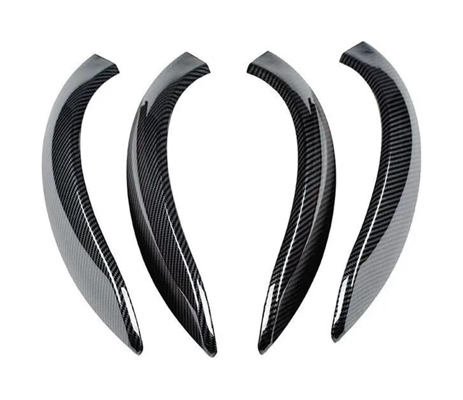 Set maniglie Rivestimento Della Maniglia Porta Interna Trim 4 Pezzi In Fibra Carbonio Per BMW F30 320i 328i 2013-2018