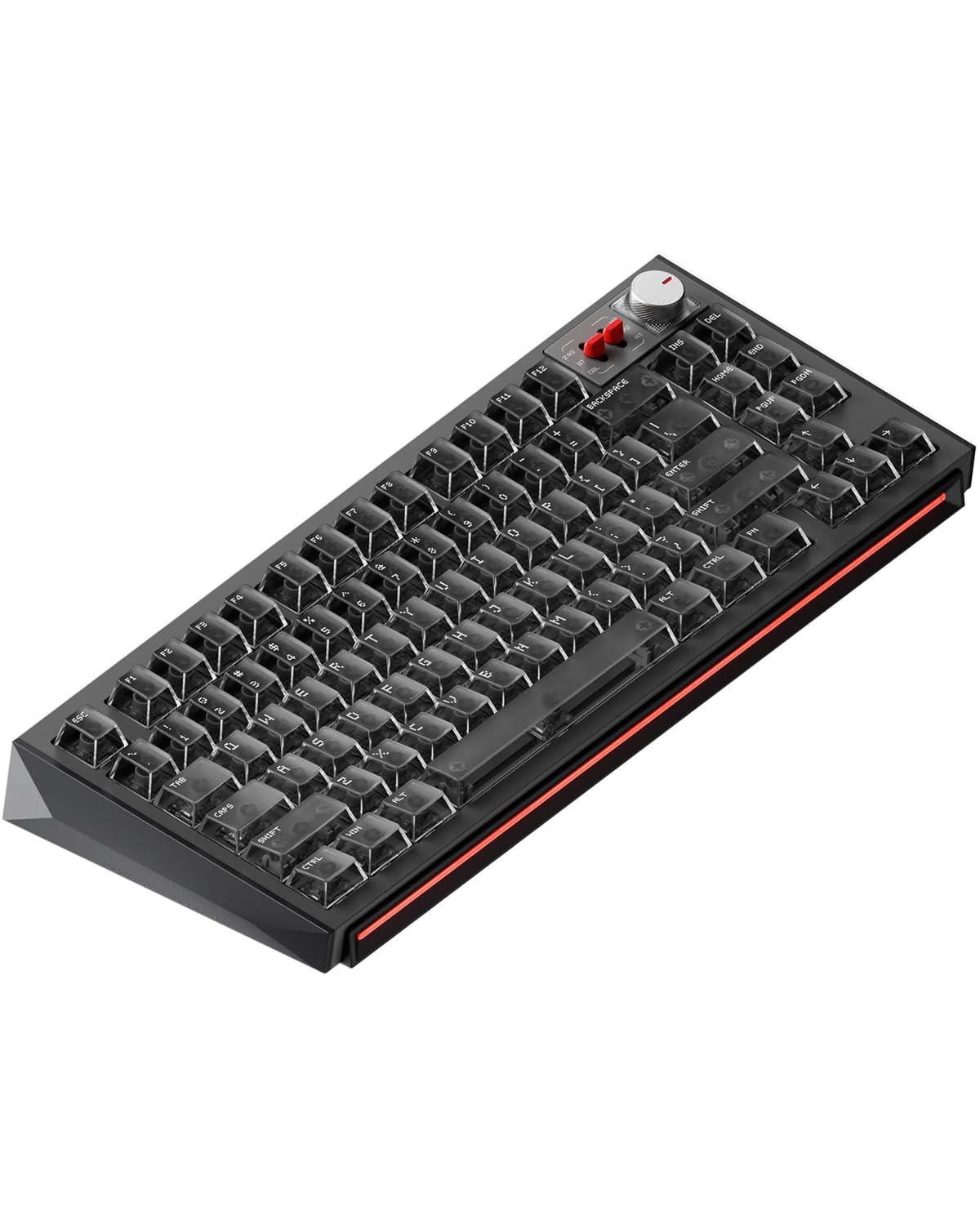 nuphy WH80 Rapid Trigger Wireless Magnetic Keyboard, 83 Keys, Hot Swap Gaming Keyboard, Hall Effect Keyboard with Knob, Bluetooth/2.4GHz/USB-C, Compatible with Mac, Windows-image-40
