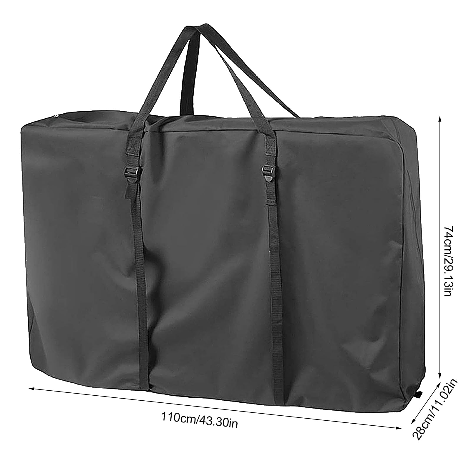 Torba transportowa do wózka inwalidzkiego, 110 x 74 x 28 cm, torba podróżna 600D, duża torba podróżna, torba podróżna, pokrowiec ochronny, A, F