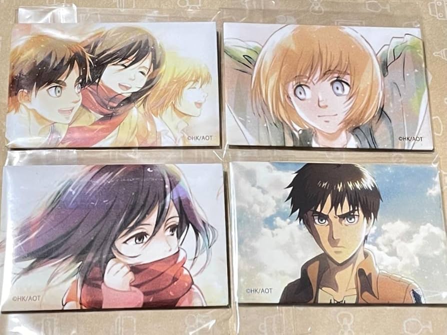 進撃の巨人 スイーツパラダイス スクエア缶バッジ ミカサ 進撃の巨人 スイーツパラダイス スクエア缶バッジ ミカサ