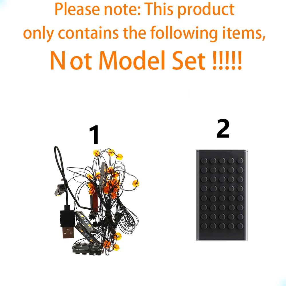 GEAMENT LED Light Kit Compatible with Lego NASA Artemis Space Launch System - Lighting Set for Icons 10341 (Model Set Not Included) - Image 3