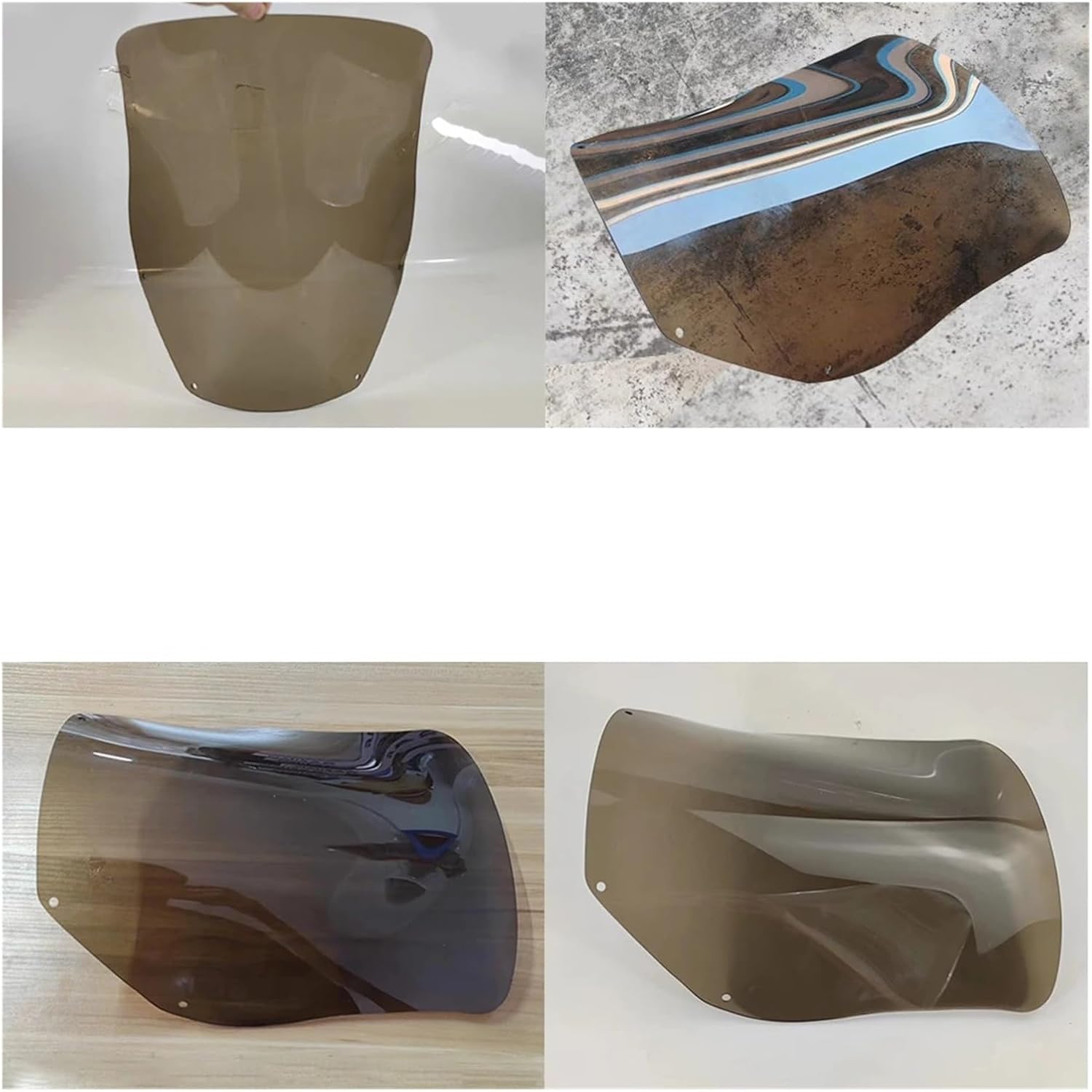 エアデフレクター オートバイのフロントガラスユニバーサル WR125R用ため WR250R用 ため WR250X用 2008 200