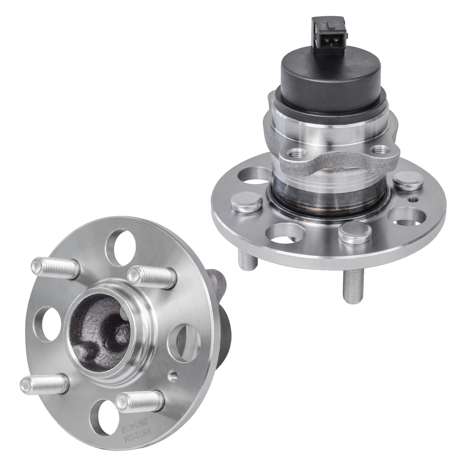 Detroit Axle - 2pc Rear Wheel Bearing and Hubs for 2006-2011 Hyundai Accent