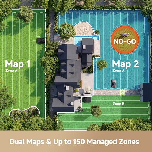 Image of MOVA LiDAX Ultra 2000 with Blade Kit Robot Lawn Mower Wire Free Robot with 4G for 0.5 Acre, RTK Free+360 3D LiDAR+AI Vision Mapping, Edge Cutting, Cutting Height 1.2 inch-3.9 inch, 45% Slope, 150Managed Zone