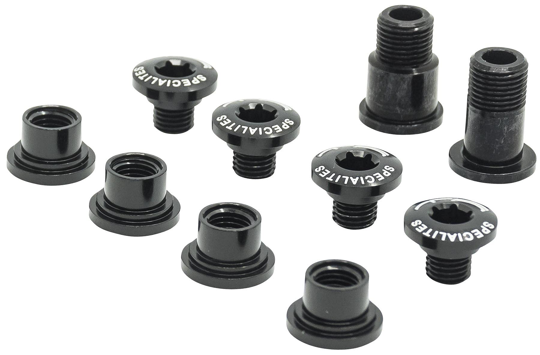 Spécialités TA UTC3 Bolt Kit for Campagnolo Ultra-Torque Carbon Crankset Chainring Bolts, Black, One Set