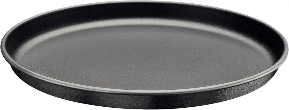 Forma de Pizza Assadeira Redonda em Alumínio Antiaderente Grafite – Resistente e Durável para Forno (31 cm)