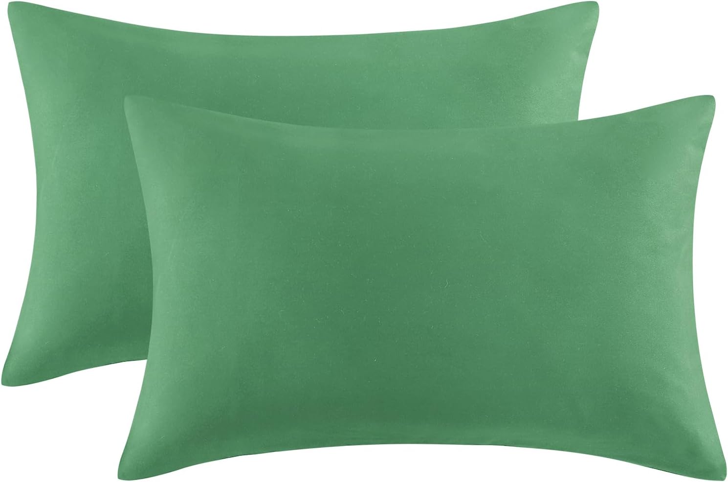Aisbo King Size Pillow Cases Set of 2 Sage Green King Pillowcase 2 Pack with
