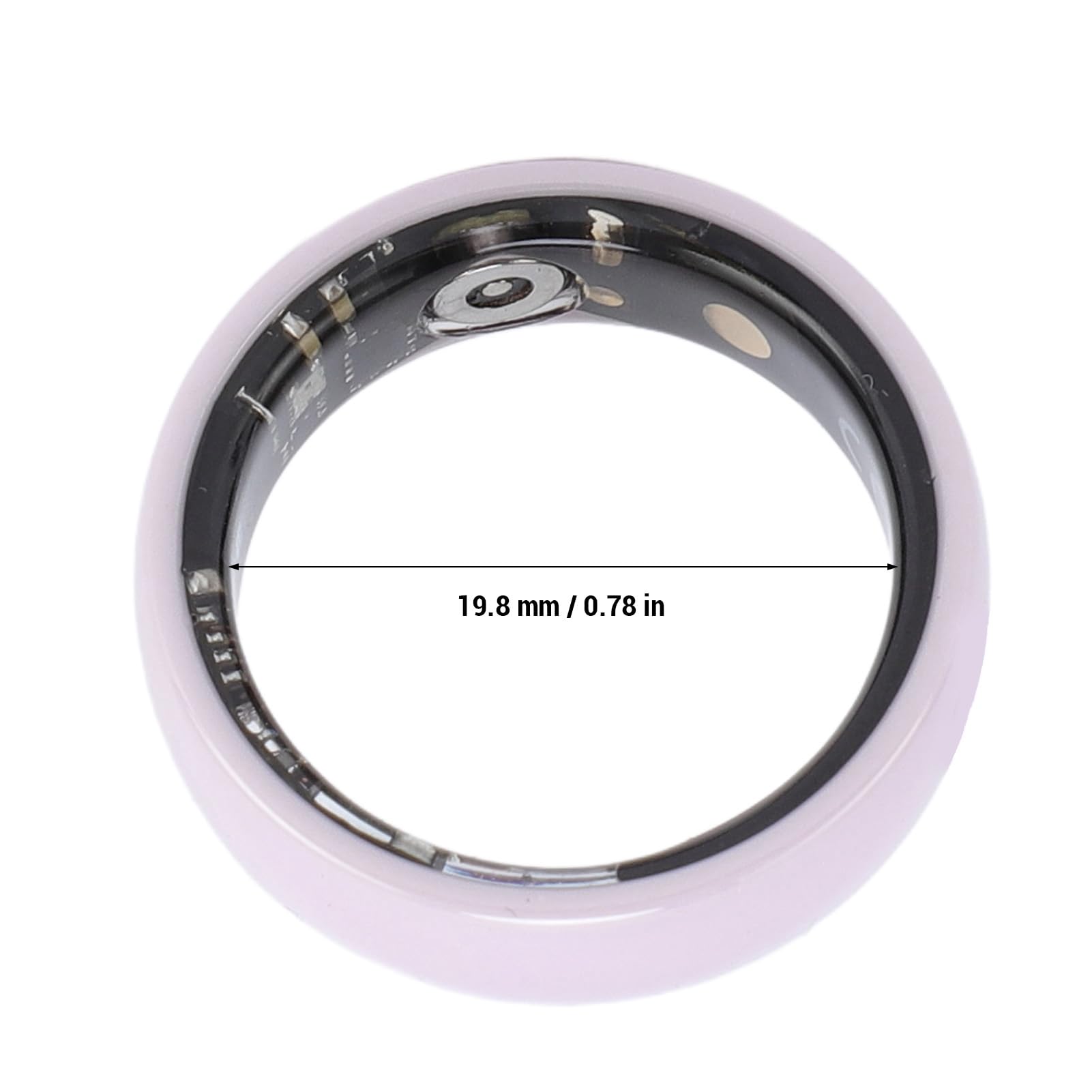 Annadue Smart Ring, Tracker Sanitario NFC per Uomo e Donna, Contapassi Magnetico Impermeabile IP68 per Fitness e Sonno