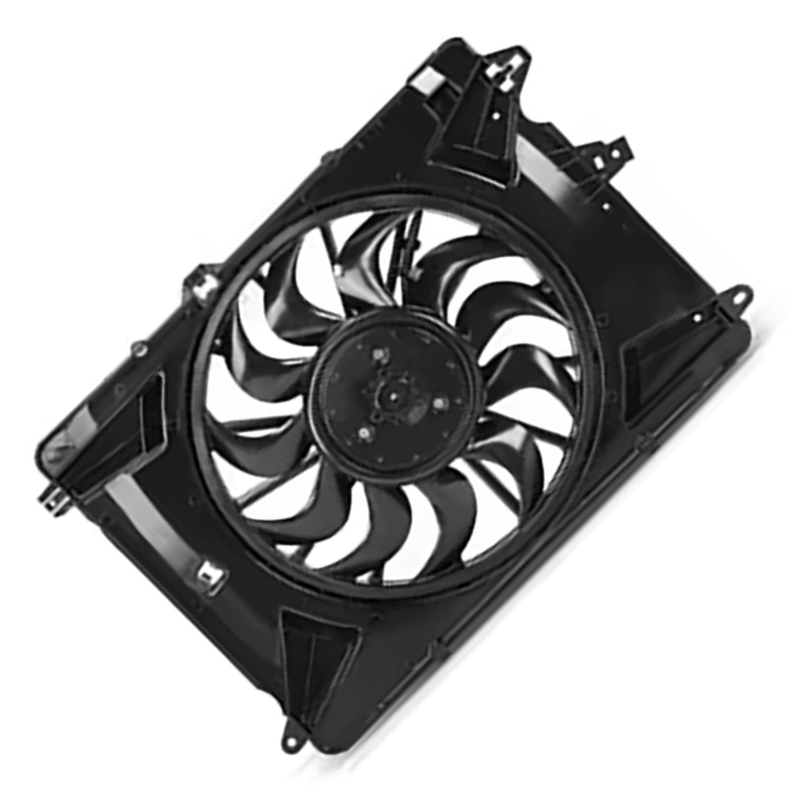 Ventola Di Raffreddamento Radiatore Ventola Raffreddamento Radiatore Elettrica Accessori OEM 68453302AA Compatibile Con Jeep Per Compass 2.0T 2023 2024 Ventola Radiatore Kit