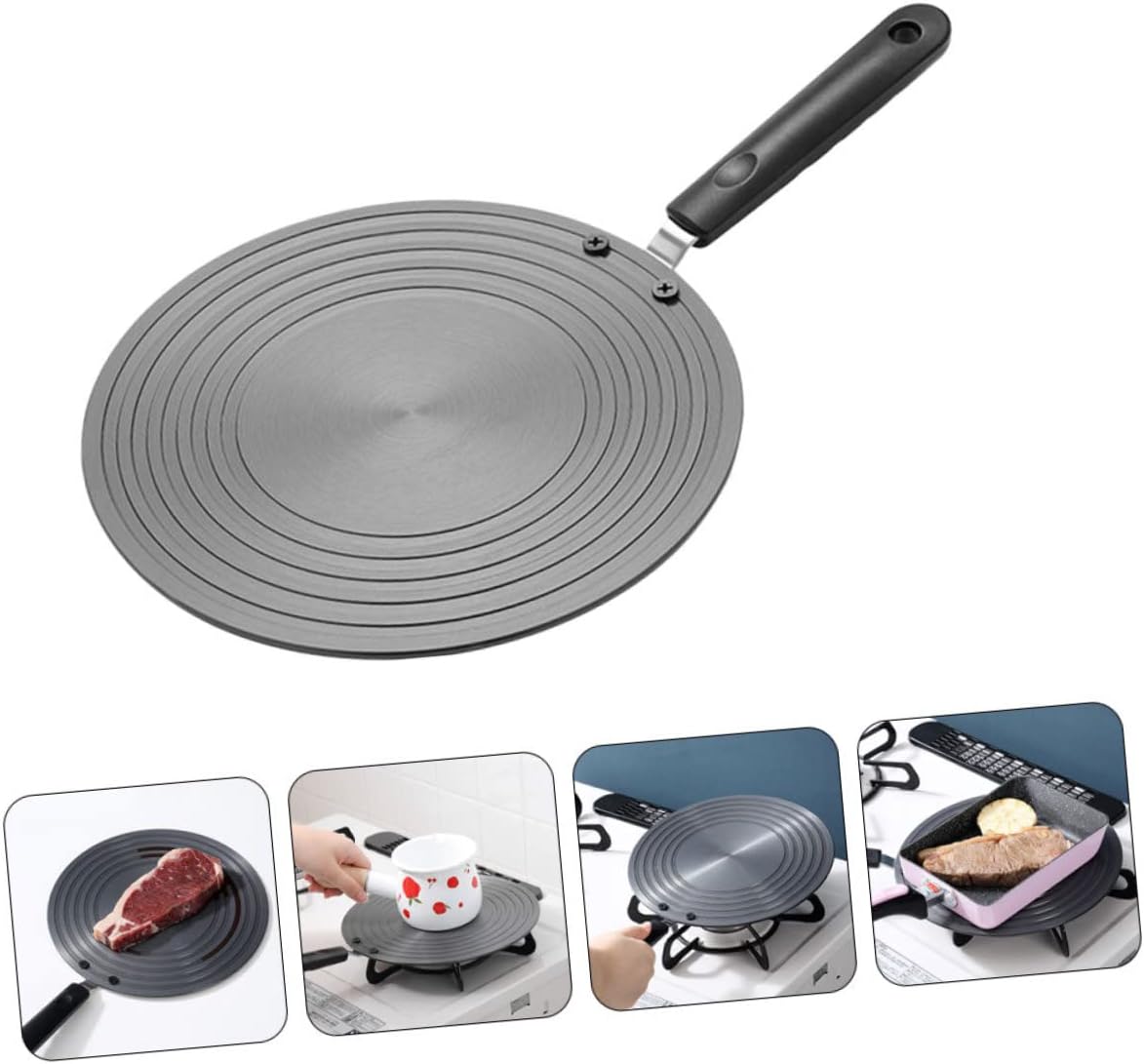 Alipis Cooking Induction Adapter Aluminum Gas Stove Top Protector Heat Conduction Plate for Ceramic Iron Pots