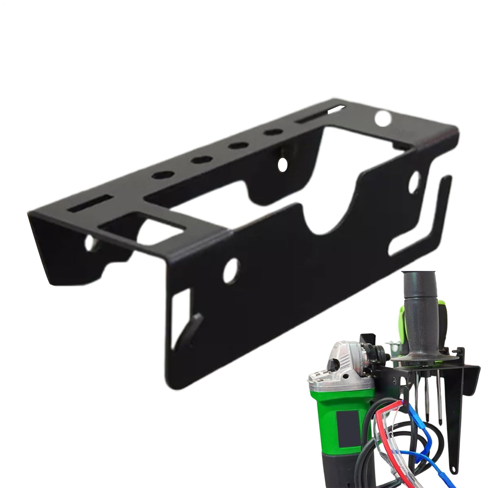 Support pour meuleuse d'angle en fer fixable pour libérer l'espace des tournevis