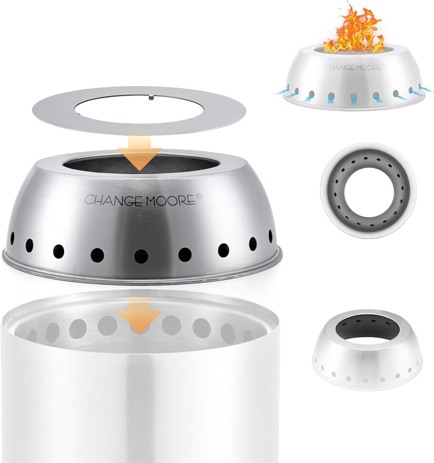 Amazon.com : CHANGE MOORE 7'' Second Burning Smokeless Tabletop