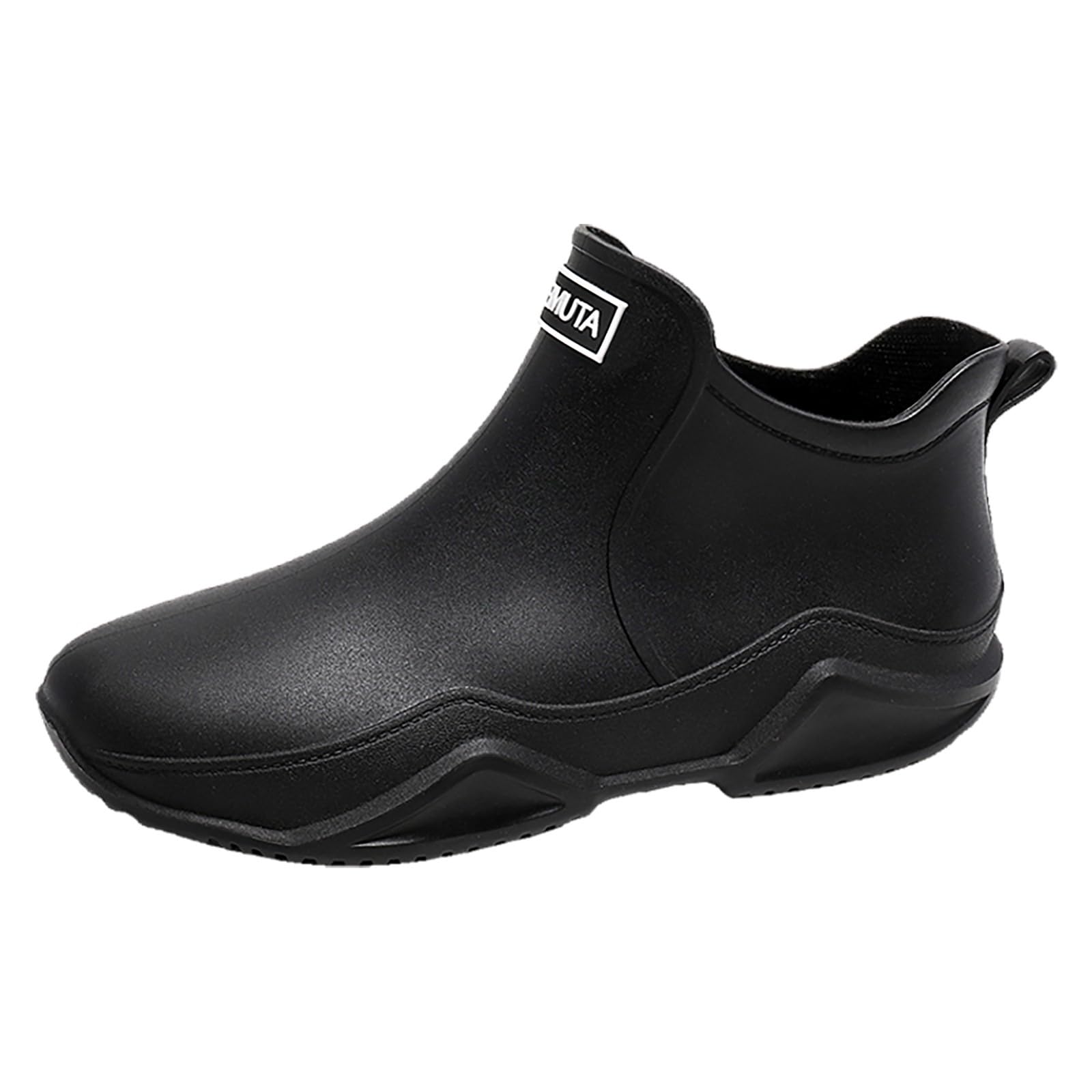 Cómodas botas de goma para mujer, botas de agua cortas, botas de lluvia zapatos de goma cómodas, botines de goma resistentes a la abrasión, botines de goma impermeables para primavera, botas de lluvia