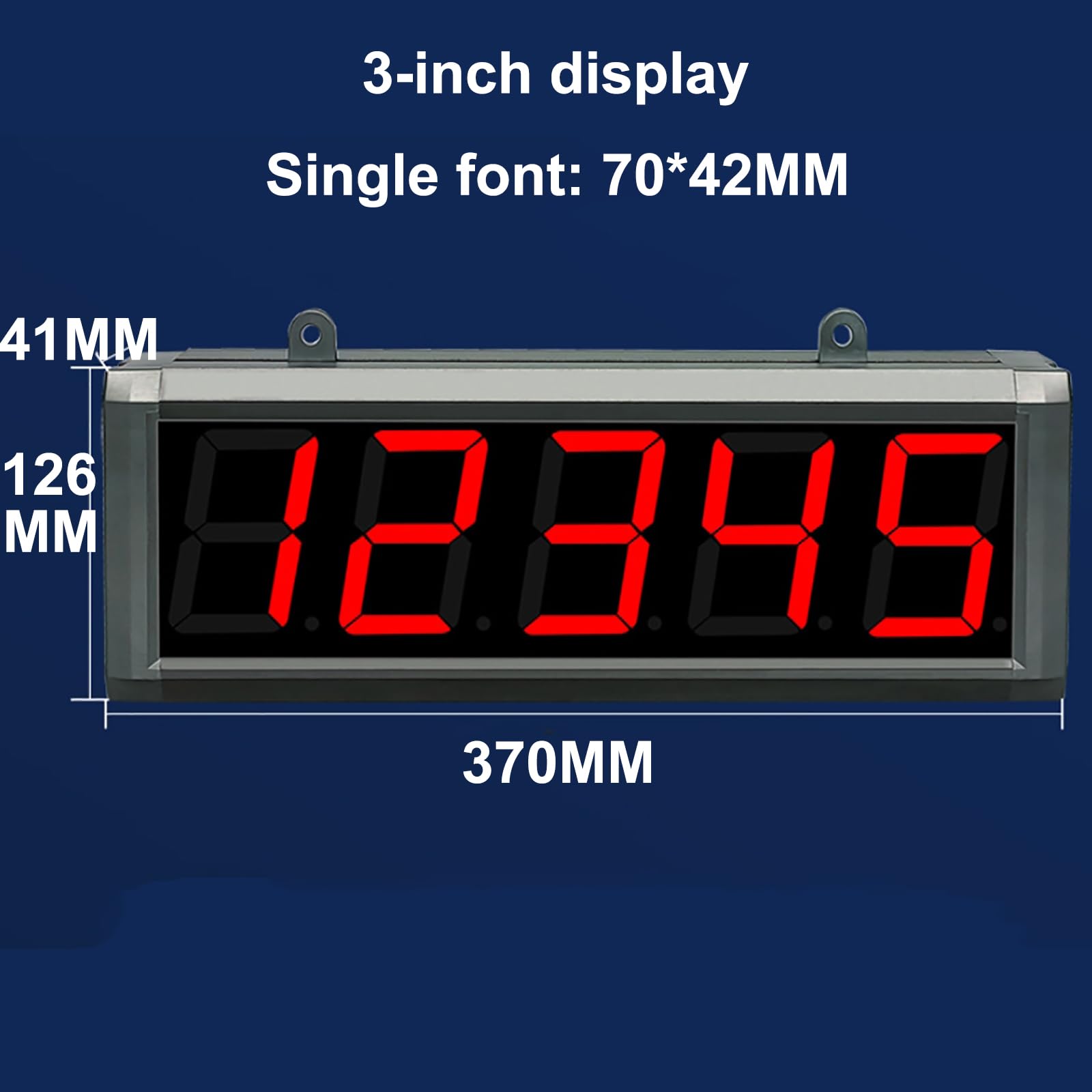 Compteur numérique LED avec télécommande, compteur automatique à 5 chiffres 1-99999, mémoire et capteur 5 m pour usine