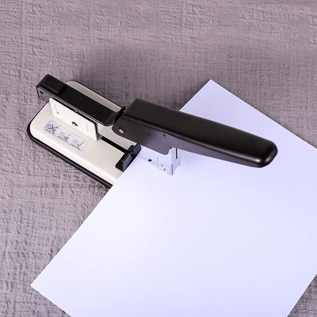 Heftgerät, Büroheftgerät, Büroheftgerät, Hochleistungsheftgerät, langlebiges Dickschichtheftgerät, Kapazität 100 Seiten, geeignet for Binden und Fertigstellen von Bürodokumenten, Heftgeräte for den Sc