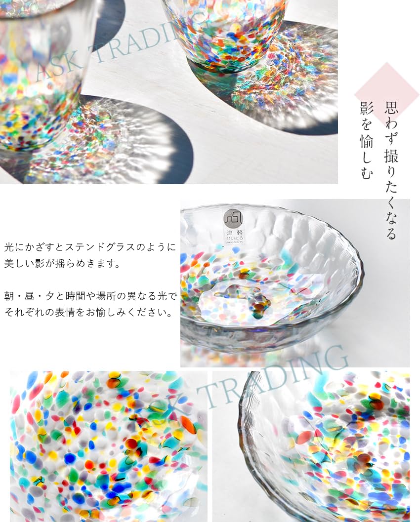 Amazon.co.jp: 津軽びいどろ NEBUTA ねぶた 浅小鉢 11cm 日本製 箱付き