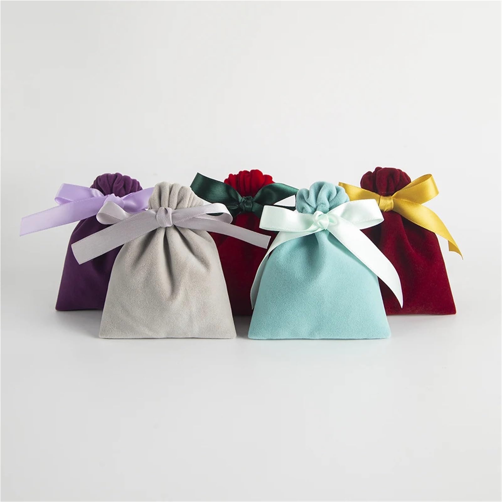 50 stücke Samt Taschen Geschenk Display Lagerung Hochzeit Reise Candy Kordelzug Staub Beutel Für Verpacken