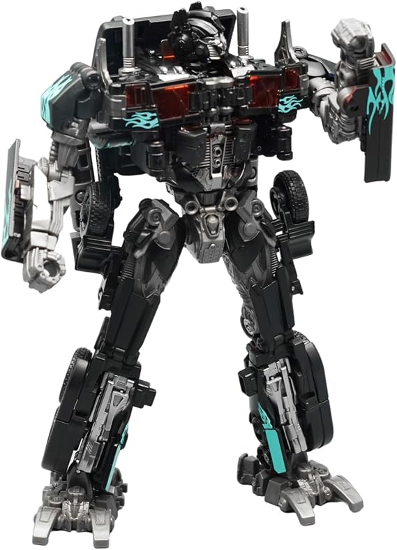 Car Deformation Robot Toys, Action Figure Car Model for Kids Boys Girls | 2 in 1 Toy, Part Alloy, Posable Joints, Two Extra Heads, Weapon Included