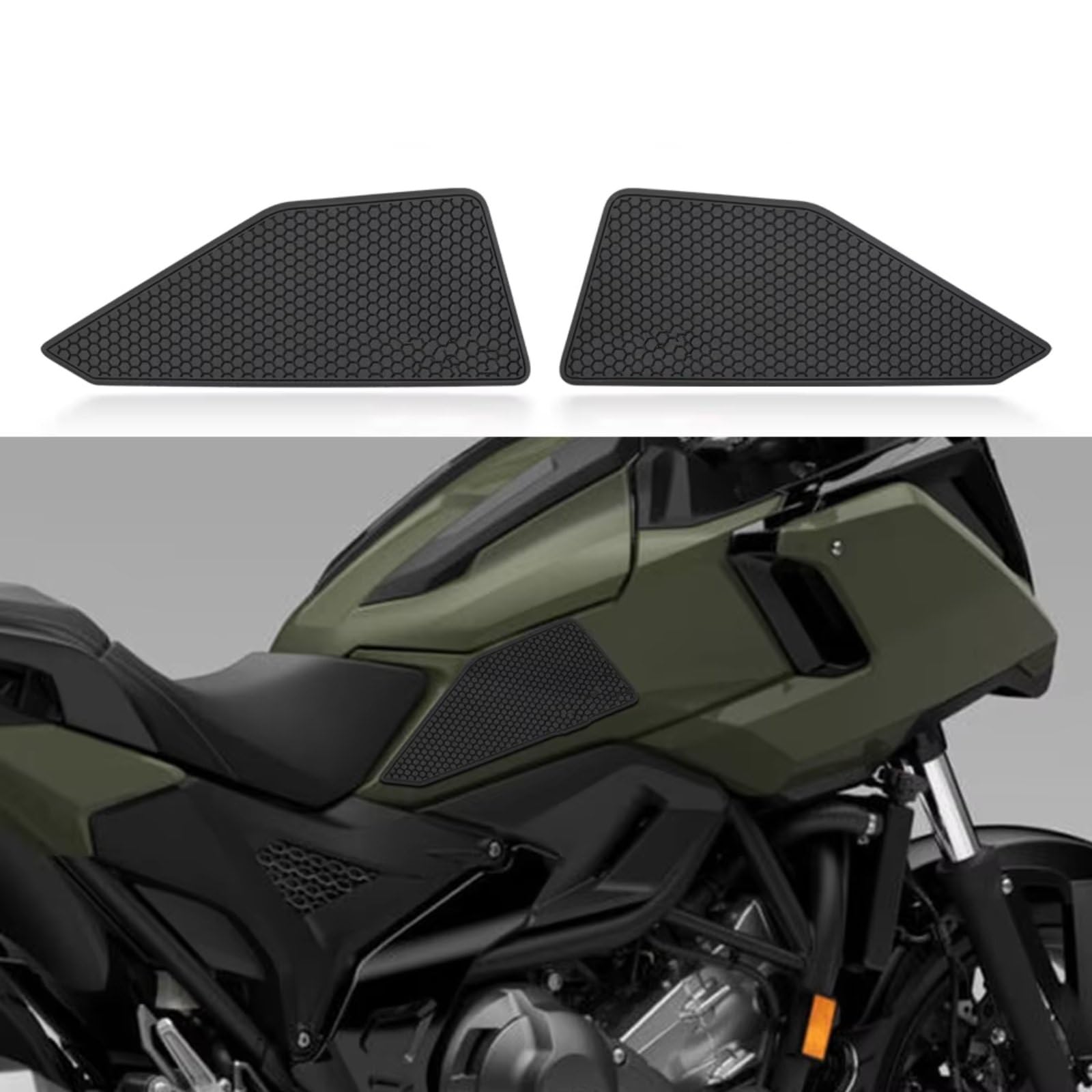 Tankschutz Motorrad Kompatibel Mit NC750X 2025–2026 Motorrad Kraftstofftank Seitenpolster Aufkleber Ersatzzubehör