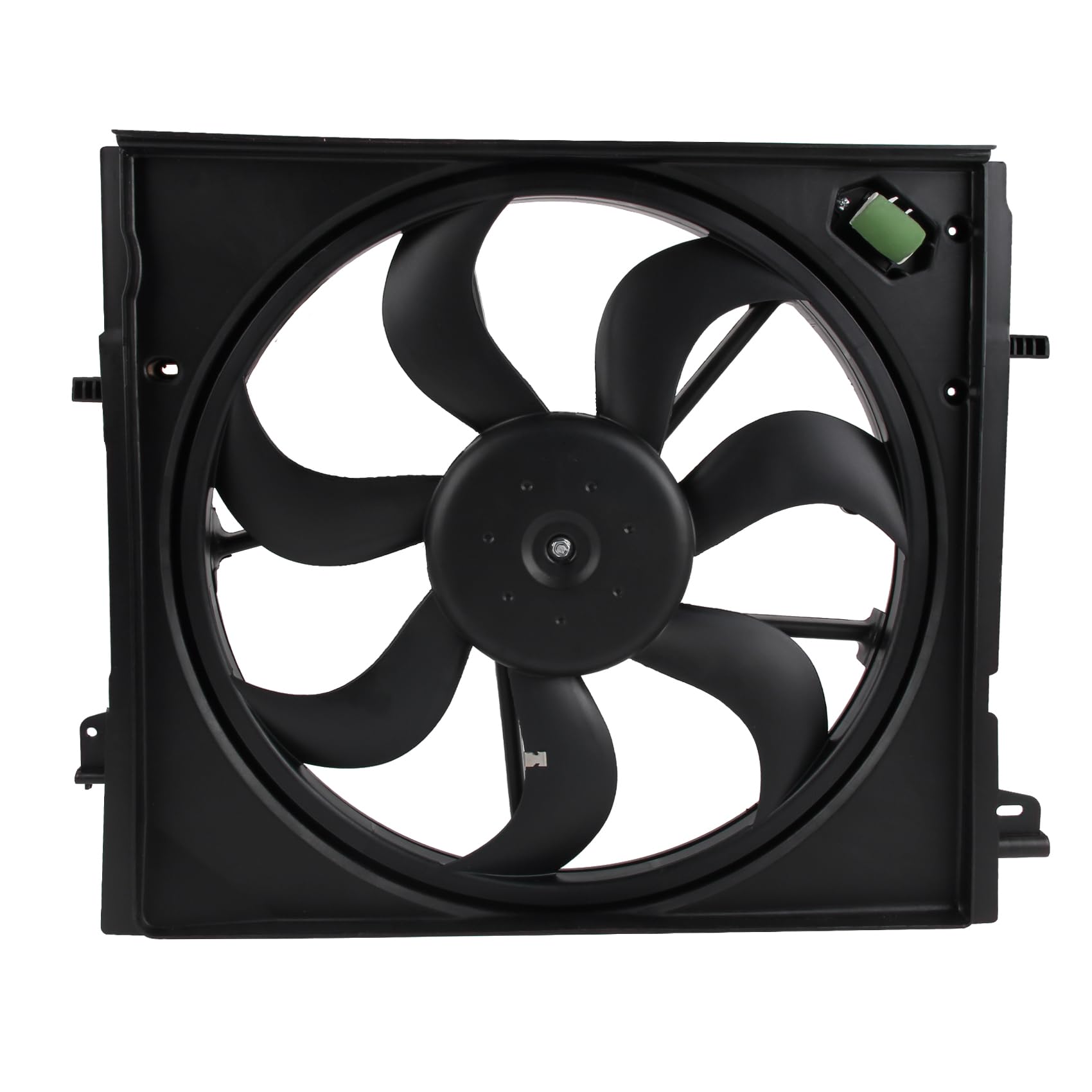 DOCAS Ventilador de refrigeración del motor 214814EB0A,214814EB0B compatible para Qashqai II J11 J11 X-Trail T32 KADJAR (HA_, HL_)