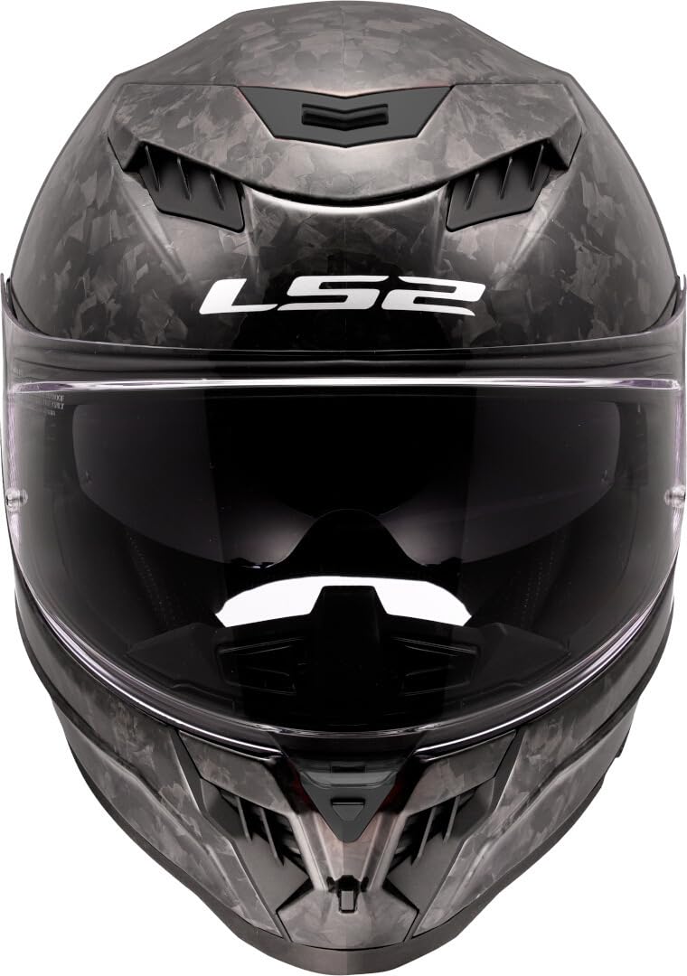 LS2 Helm Dragon Forged Carbon FF807 zwart | | Doppelring | Carbon | geeignet für