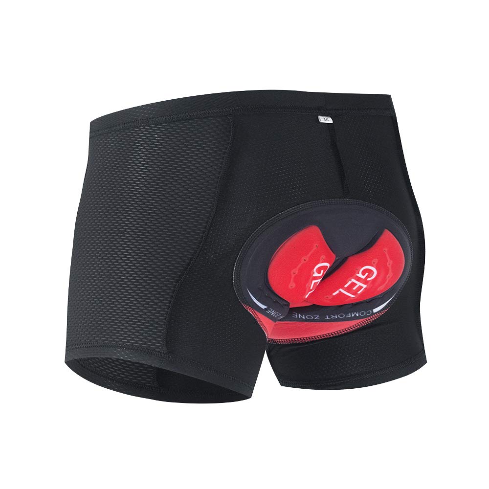 Pantaloncini da Ciclismo Intimo Uomo Lmbottito Gel Intimo da Ciclismo Traspiranti Ciclismo Mutande Pantaloncini da Bici