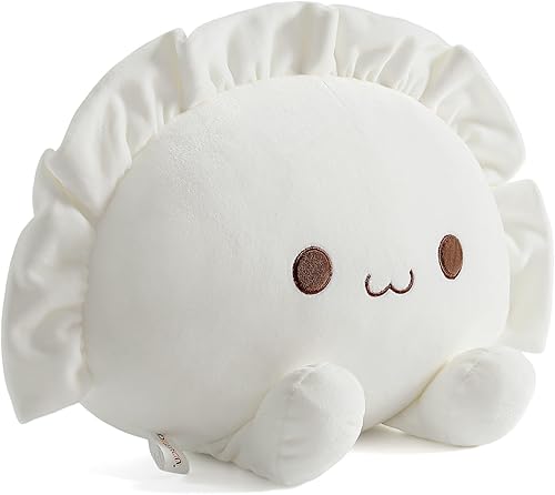 Ditucu Linda almohada de peluche con forma de bola de masa hervida, divertida sopa de comida, juguetes de peluche de animales, regalos suaves para