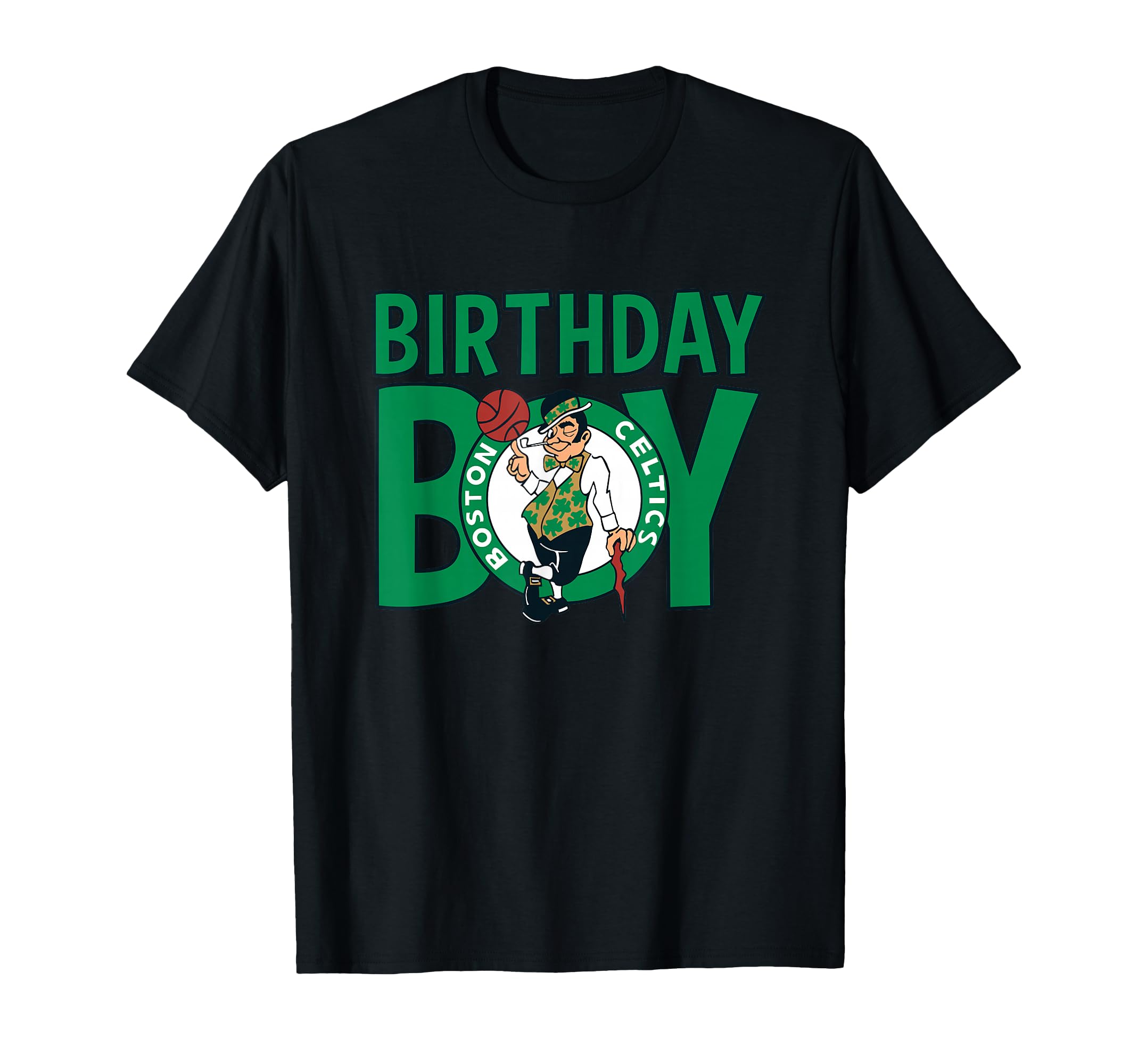 NBA Birthday Boy Vintage Retro Boston Celtics Logo T-Shirt