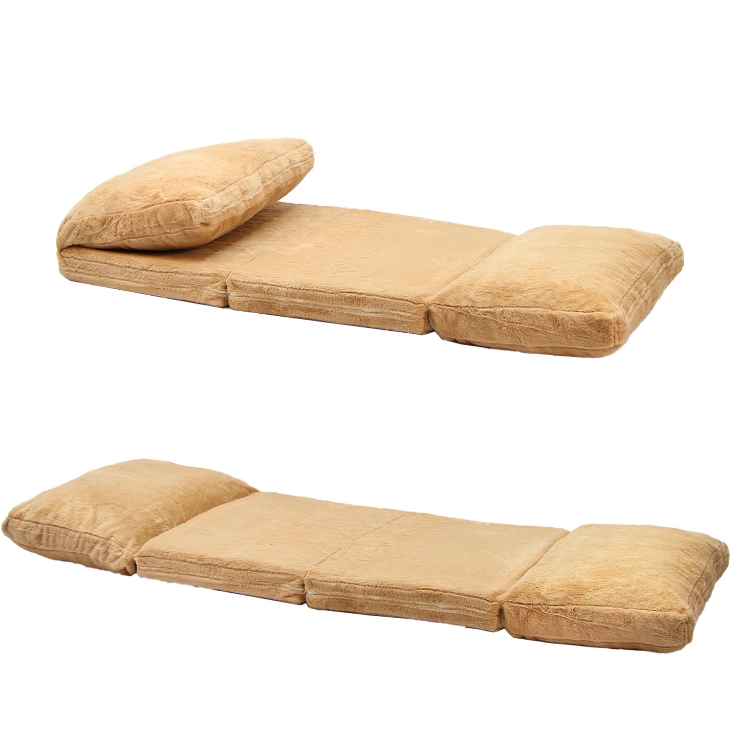 Amazon｜N&V折りたたみソファ 折り畳み式 マットレス ベッド なまけ者 
