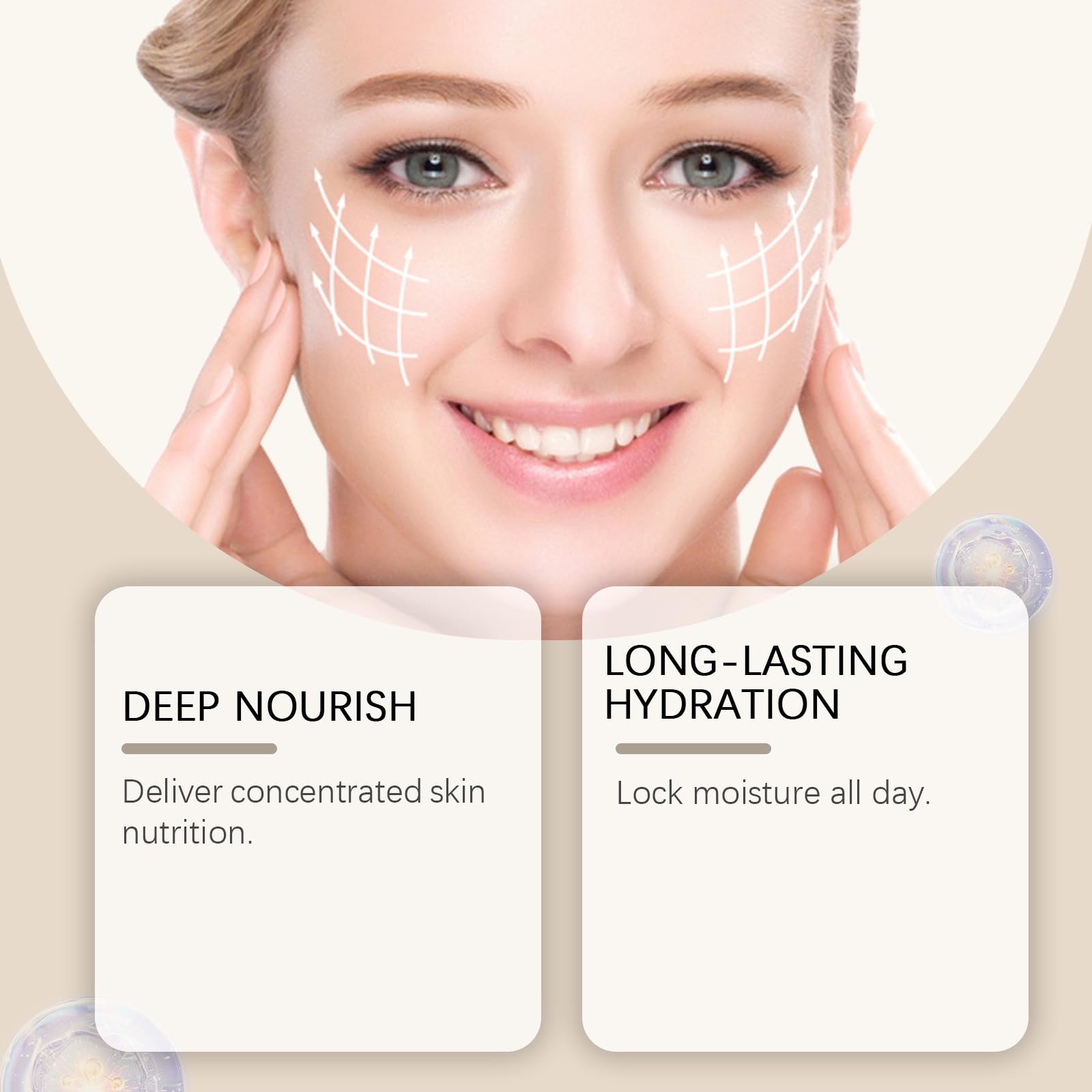 Capsule di vitamina E per il viso, siero anti-invecchiamento idratante rassodante essenza riduce le rughe sottili, schiarisce la pelle, nutre in profondità 60 capsule/scatola (6Box)