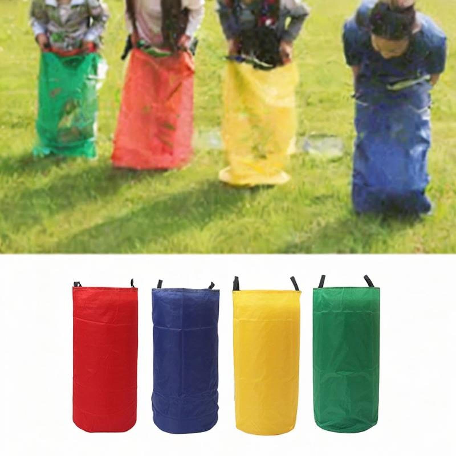 4er Pack Sackhüpfen Spiel, Sportspielzeug für Kinder Und Erwachsene, Ideal für Ostern, M