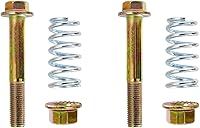 Vista 1 de Rwraps M10-0.049 x 2.638 in Kit de pernos y tuercas de resorte de escape, clase 10.9 de repuesto para pernos de escape y kit de accesorios