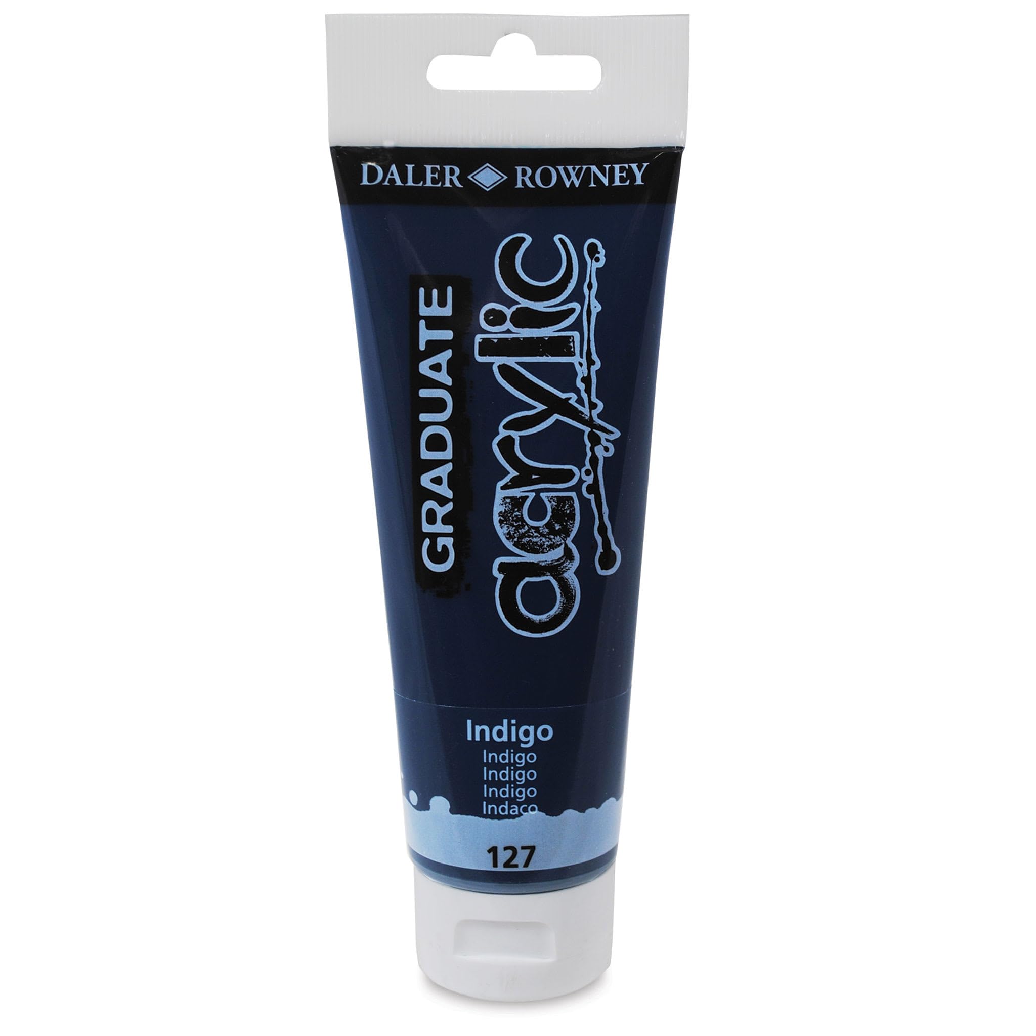 Daler-Rowney Graduate Acrylic Paint, Plastic Tube, 4oz - 120 ml, Indigo