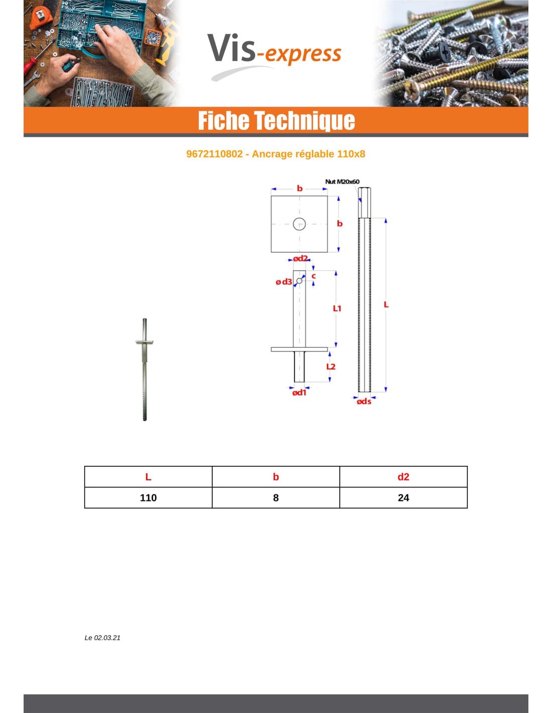 Viti testa rotonda ampio esagonale incassato 10 x 25 Classe 10.9 ha Header acciaio