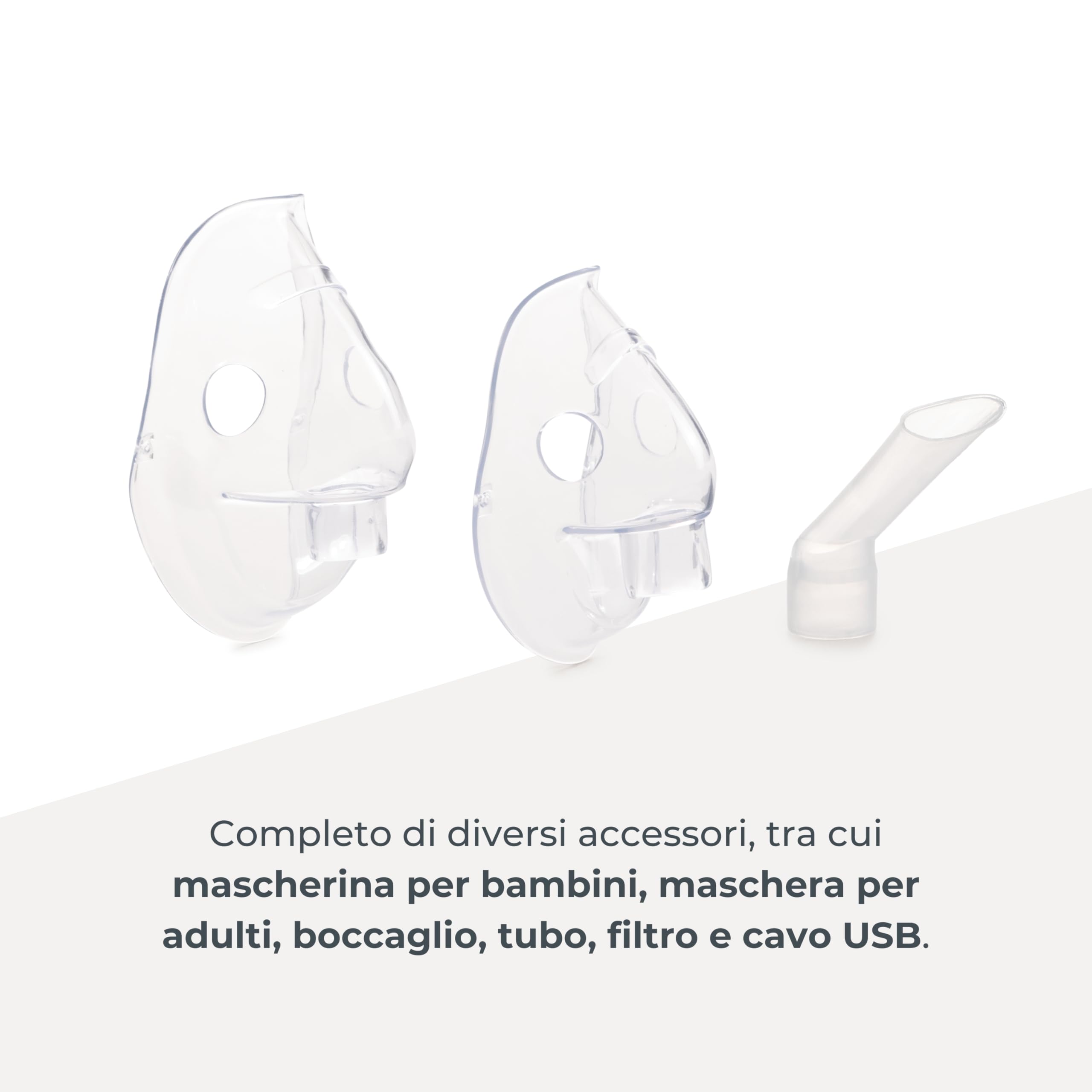 Nuvita 5030 Aerosol a Pistone Portatile con Batteria Ricaricabile – Efficiente, Silenzioso e Conveniente per Casa e Viaggi