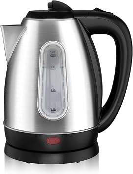 KEINVE 1.8L Stainless Steel Electric Kettle with Auto Shut-Off