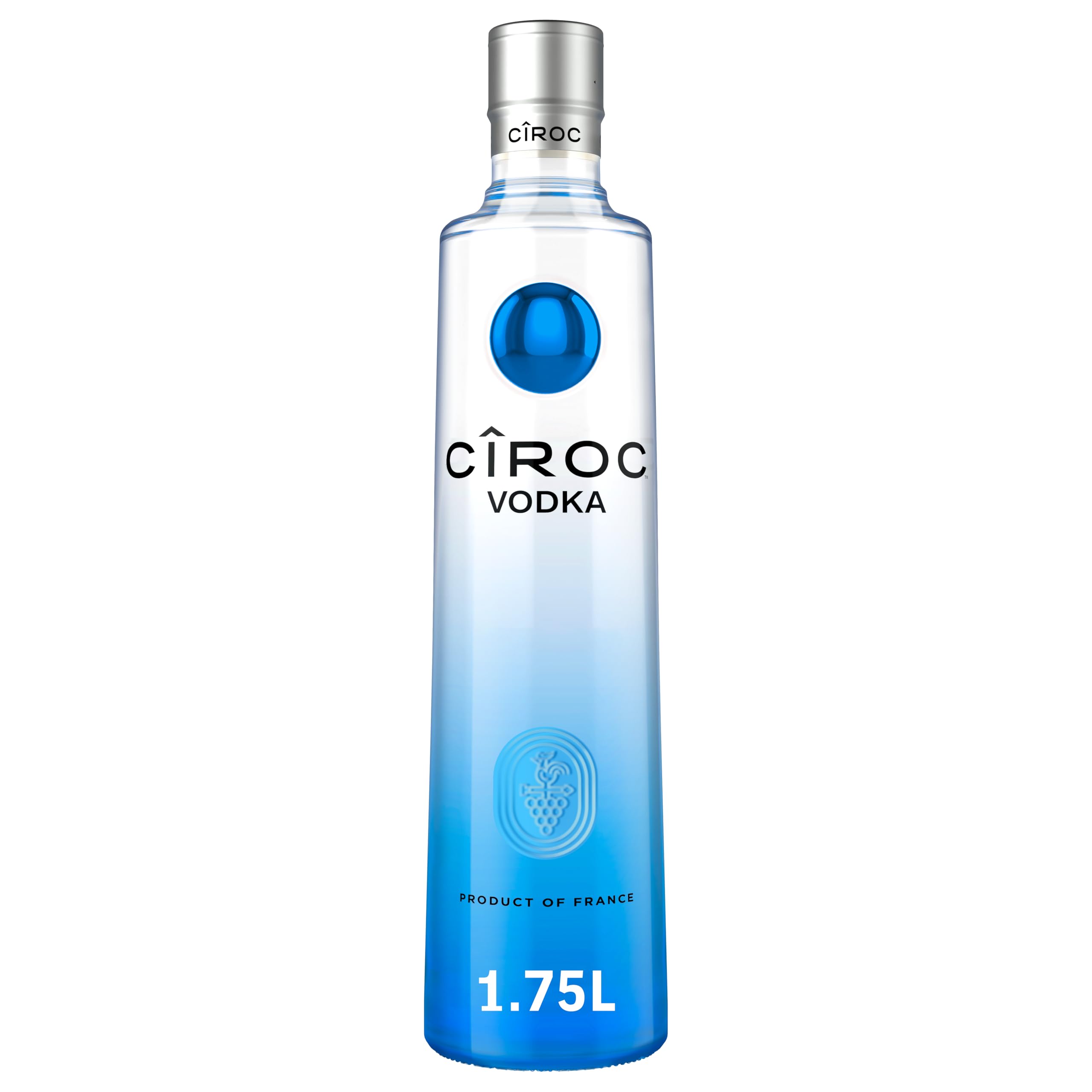 Ciroc Snap Frost Vodka | 40% vol | 1.75L | Premium Vodka Made from French Grapes | Fresh Citrus Taste | Distilled 5 Times | Cold Fermentation product image