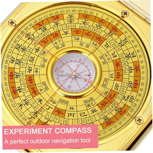 Brújula de supervivencia de aleación 10cm para camping miniatura 7