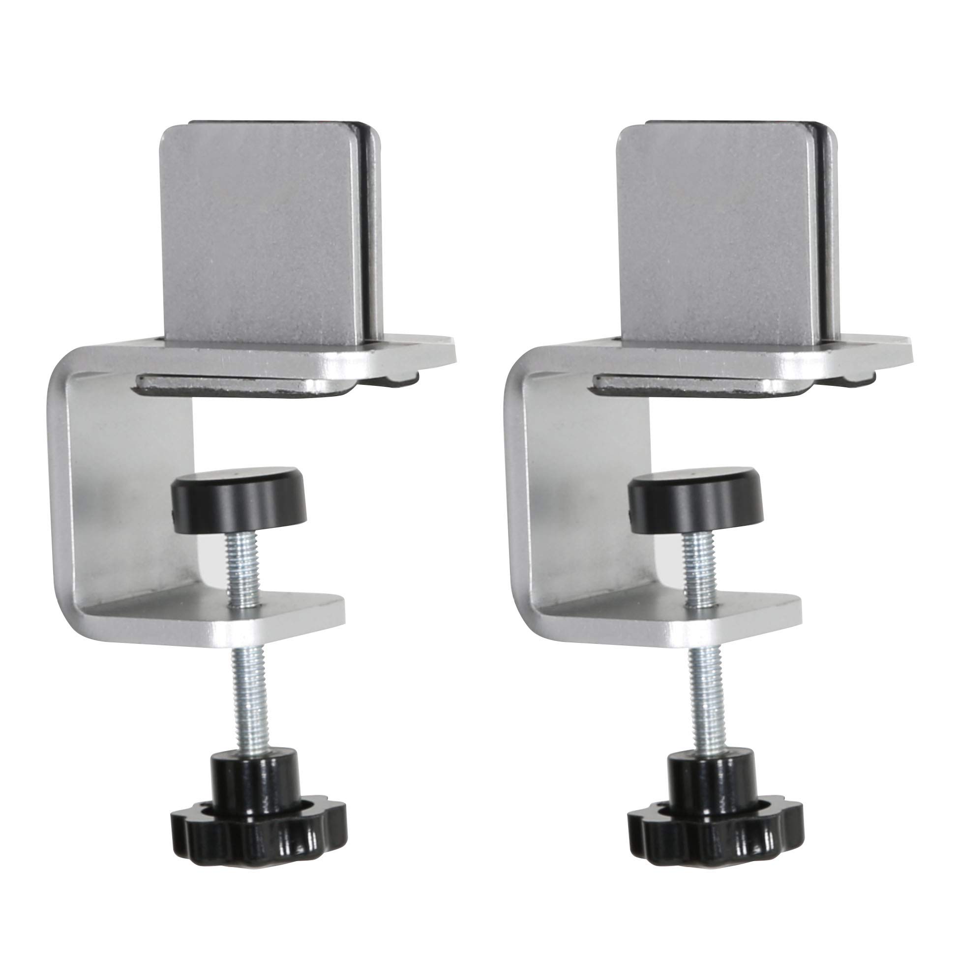 Tischmitte Klemmhalter für 2 - 8 mm Materialstärke, 2-teiliges Set